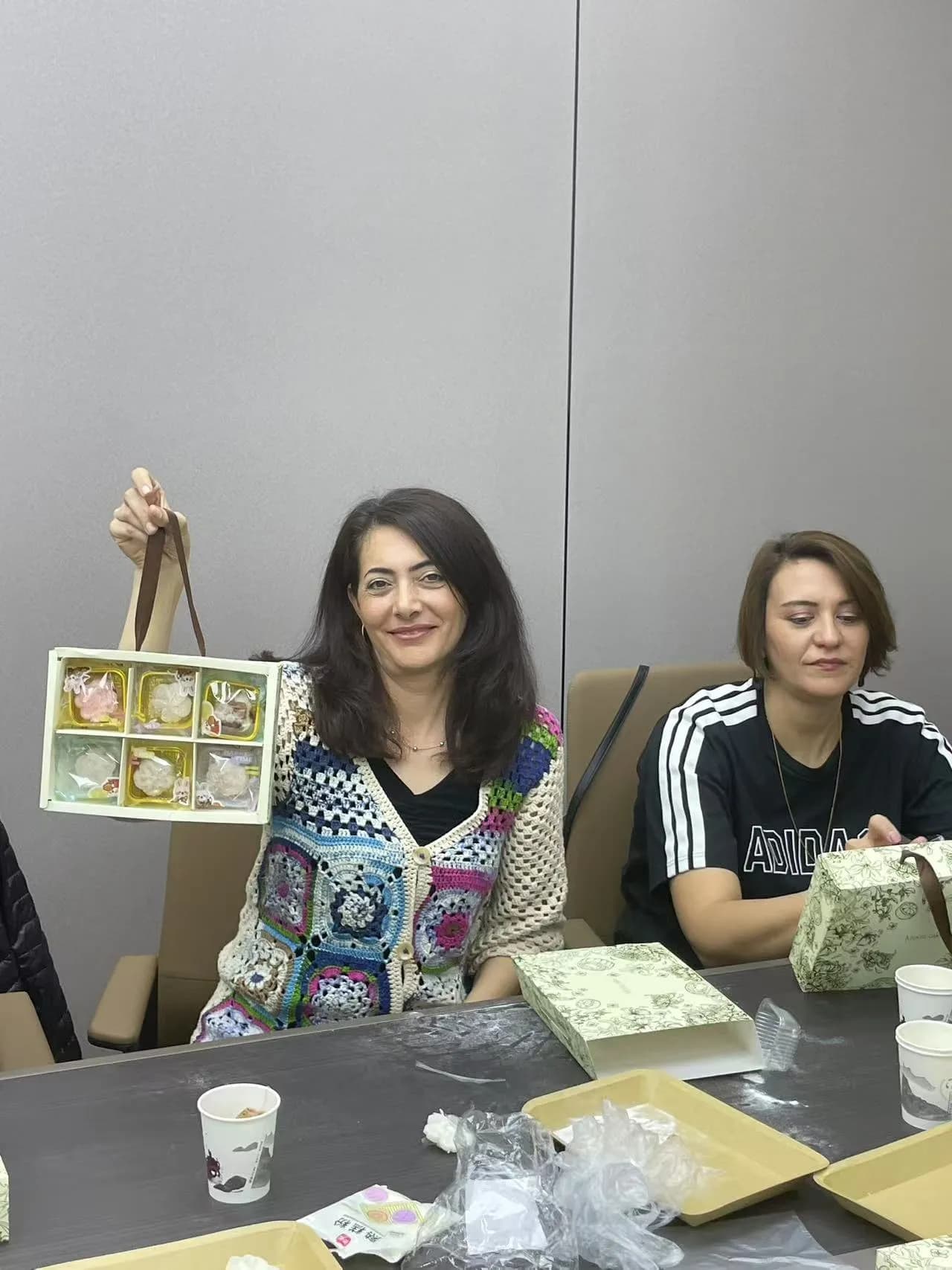 Mooncake making