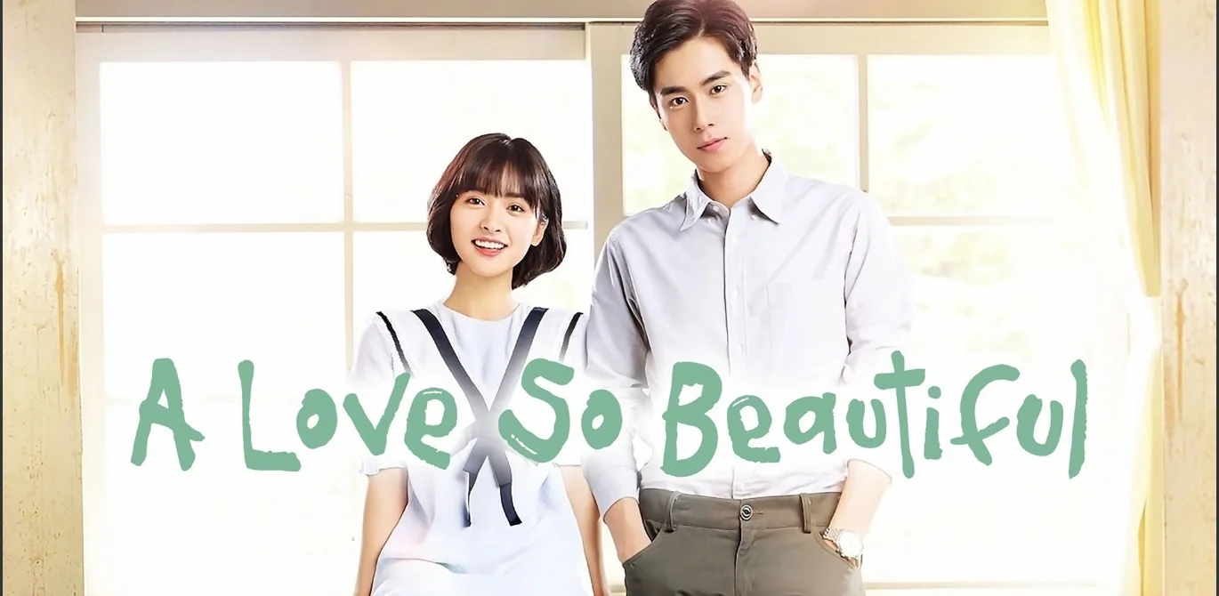 Promotional poster for A Love So Beautiful, a beginner-friendly Chinese high school romance drama on Netflix