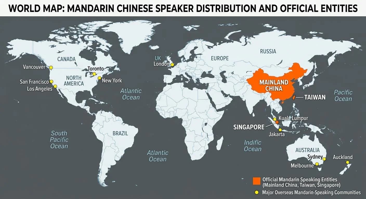 What Countries Speak Mandarin? Official Languages and Where It Is Spoken Worldwide